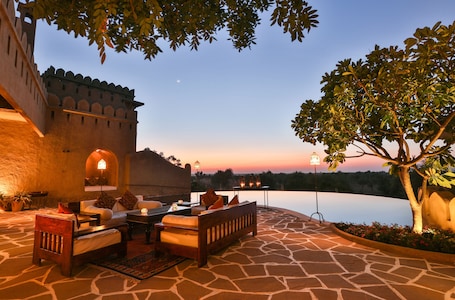 4 indoor pools, outdoor pool. Mihir Garh