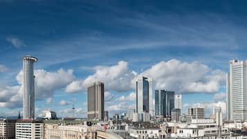 Blick von der Unterkunft