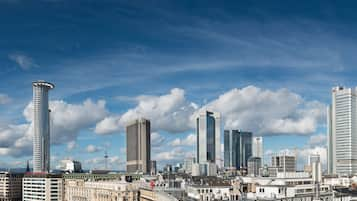 Blick von der Unterkunft