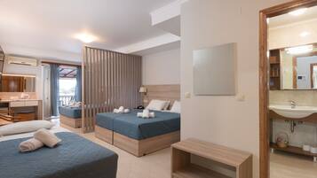 Iron/ironing board, free cribs/infant beds, bed sheets