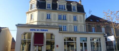 Overnatningsstedets facade