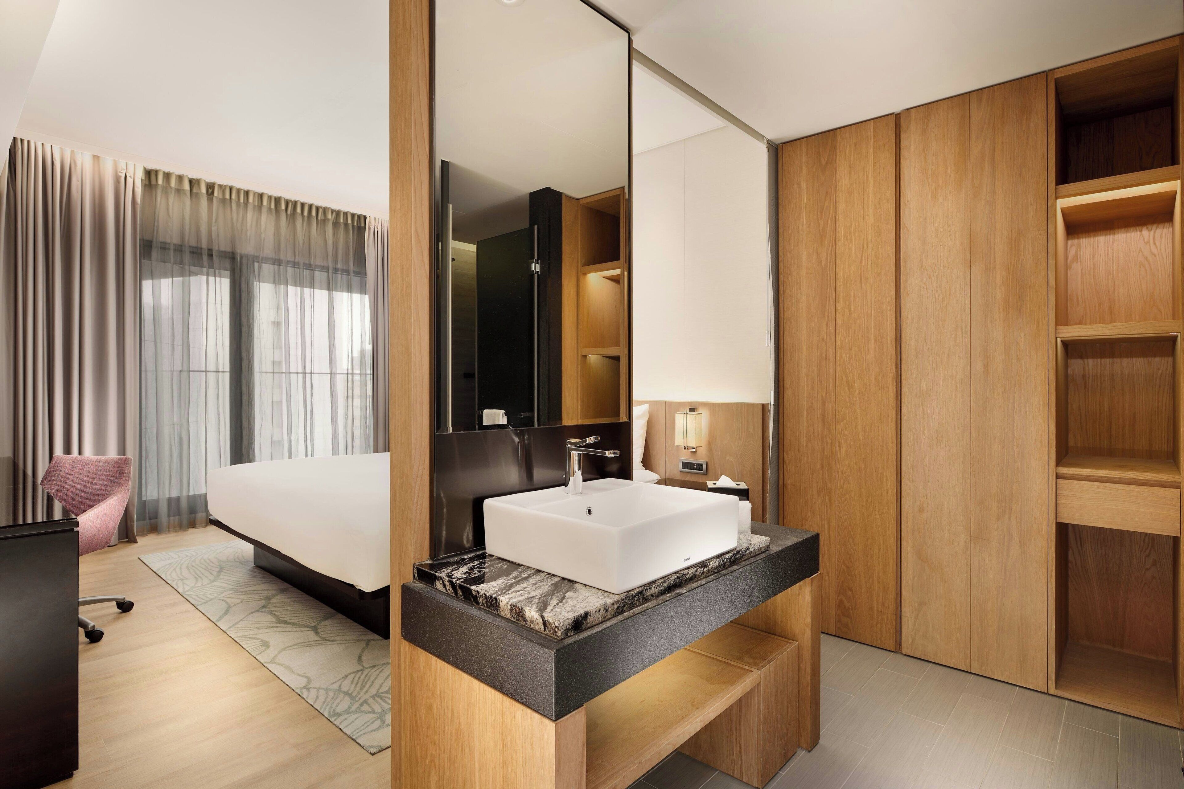 room, 1 king bed, non smoking | in-room safe, desk, laptop workspace, blackout curtains