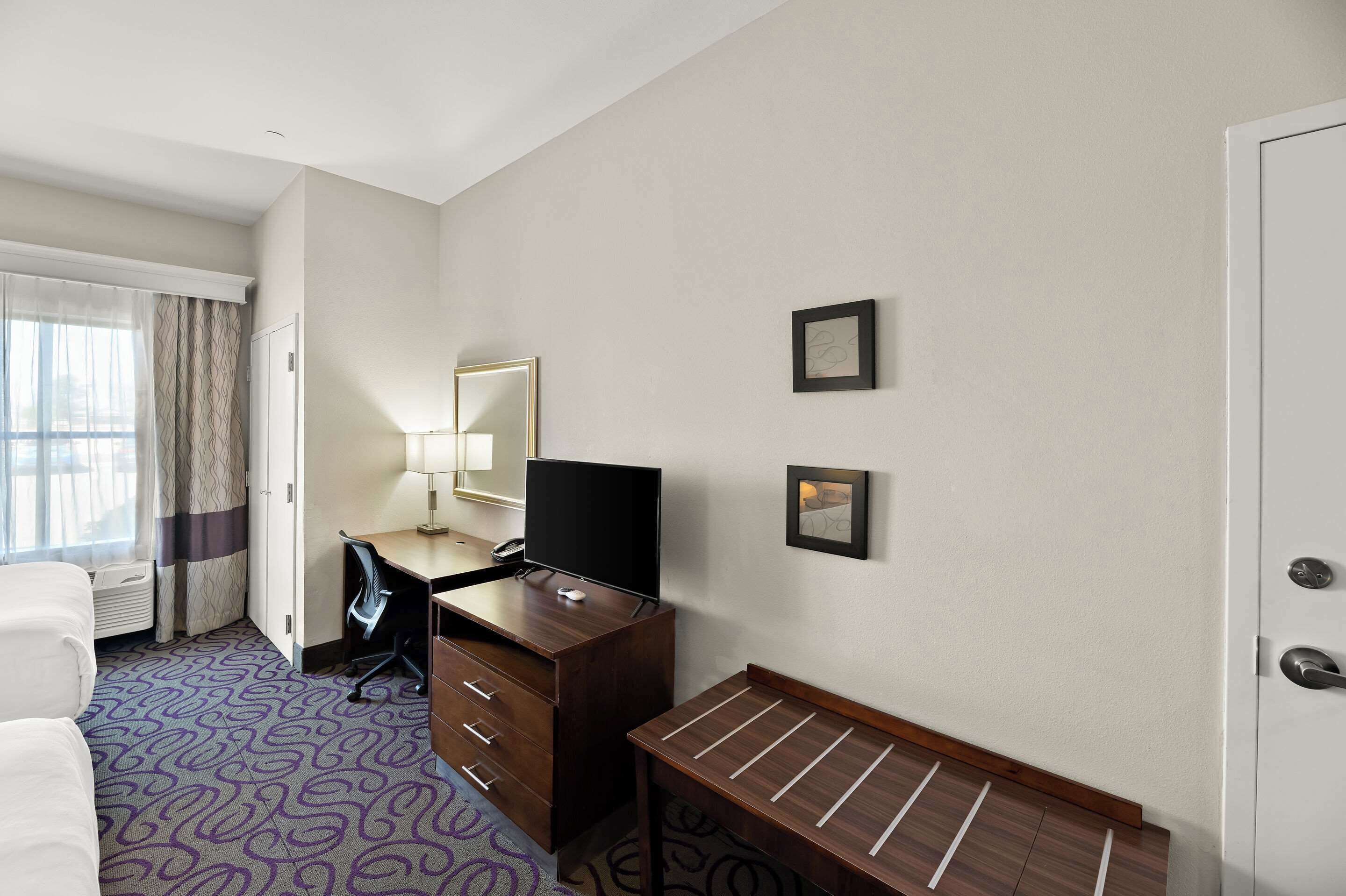 room, 2 queen beds, accessible, non smoking | desk, soundproofing, iron/ironing board, free wifi