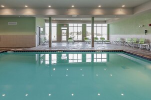 Indoor pool, open 6:00 AM to 11:00 PM, sun loungers