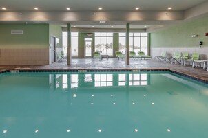 Indoor pool, open 6:00 AM to 11:00 PM, sun loungers