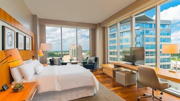 Premium bedding, minibar, in-room safe, desk