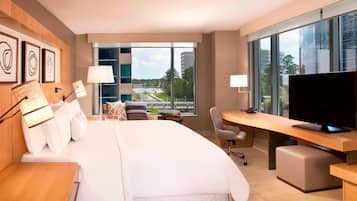 Premium bedding, minibar, in-room safe, desk