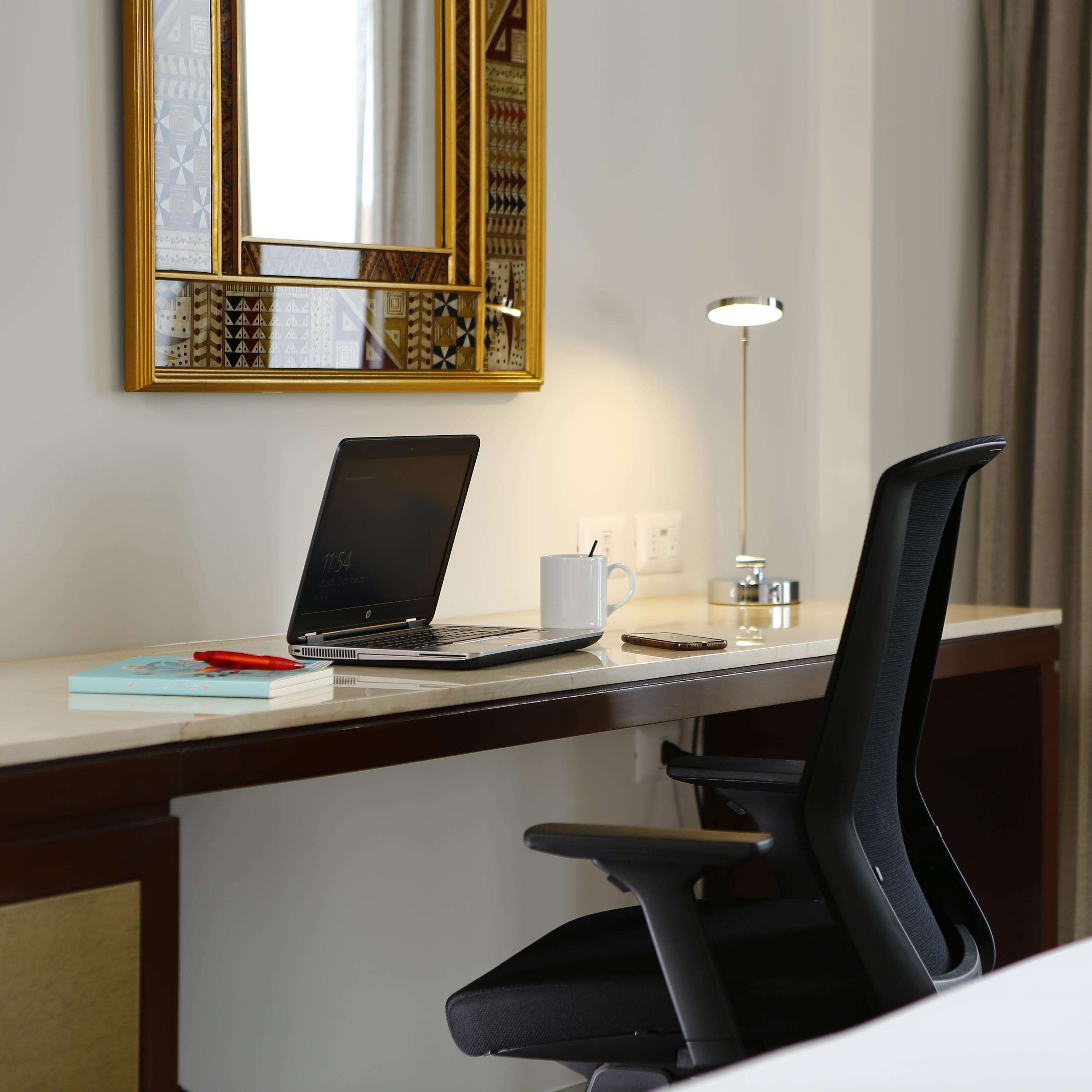 In-room safe, blackout curtains, iron/ironing board