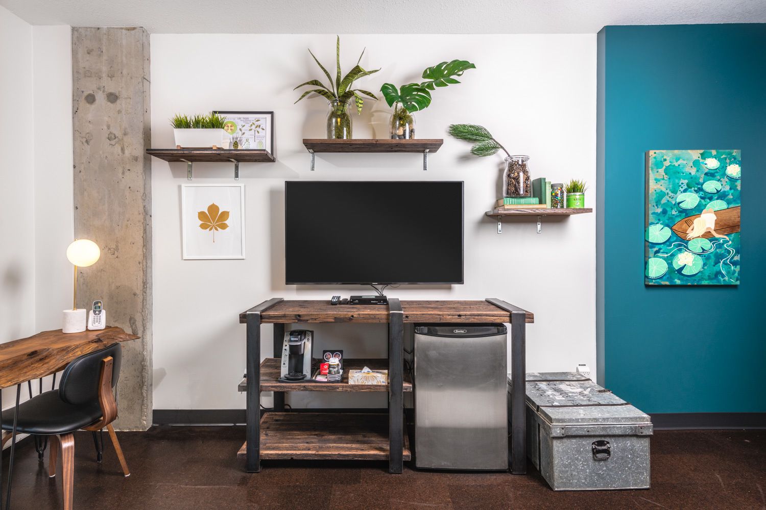 Design-Doppelzimmer, 2 Queen-Betten, Nichtraucher, eigenes Bad | Fernseher