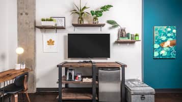 设计双人房, 2 张大床, 无烟房, 私人浴室 | 电视