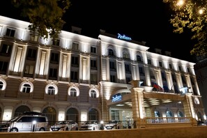 Front of property – evening/night