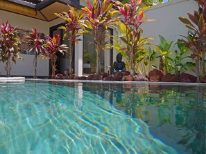 Luxury Villa, 2 Bedrooms, Private Pool, Ocean View | Living area - Hakuna Matata Bali Villas (Pecatu)