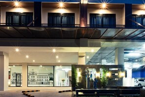 Majoituspaikan sisäänkäynti