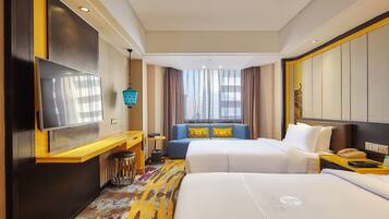Deluxe Twin Room | Premium bedding, in-room safe, blackout curtains, soundproofing