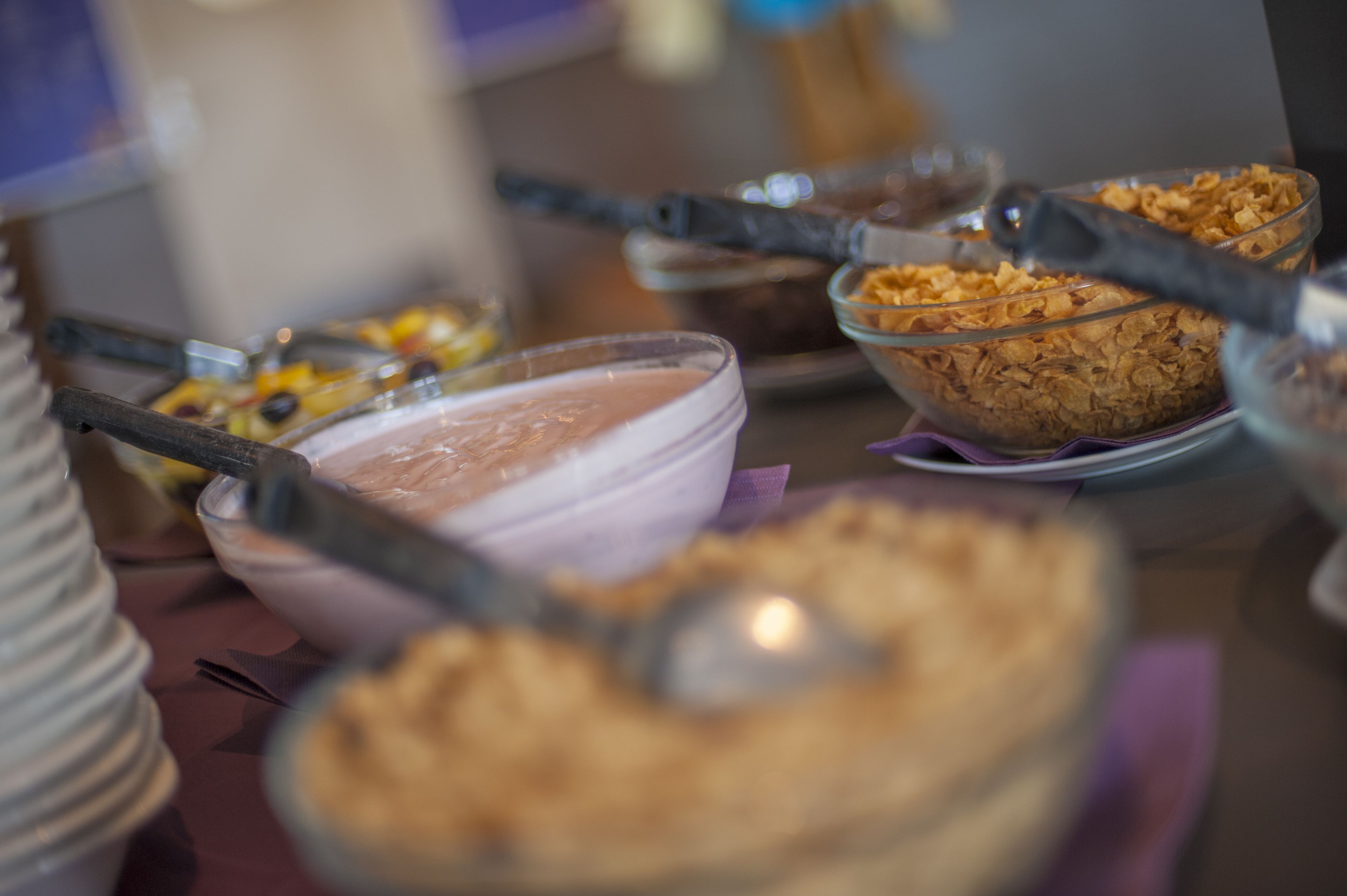 daily buffet breakfast (eur 12.50 per person)