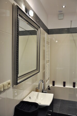 Apartment, 1 Schlafzimmer | Badezimmer | Dusche, Haartrockner, Handtücher