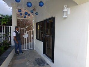 Interior entrance
