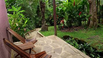 Familienzimmer, 1 Schlafzimmer, Terrasse, zum Garten hin | Terrasse/Patio