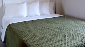 Premium bedding, minibar, desk, laptop workspace