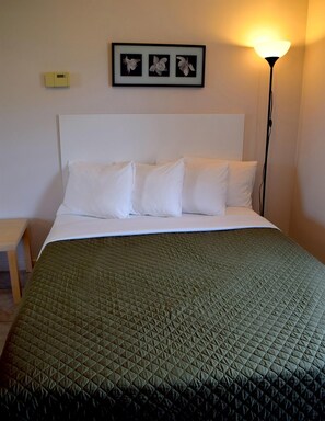 Premium bedding, minibar, desk, laptop workspace