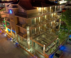 Front of property – evening/night