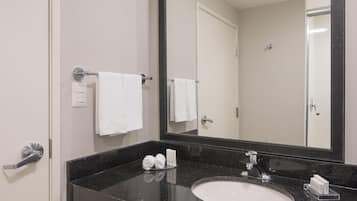 Bathroom | Hair dryer, towels