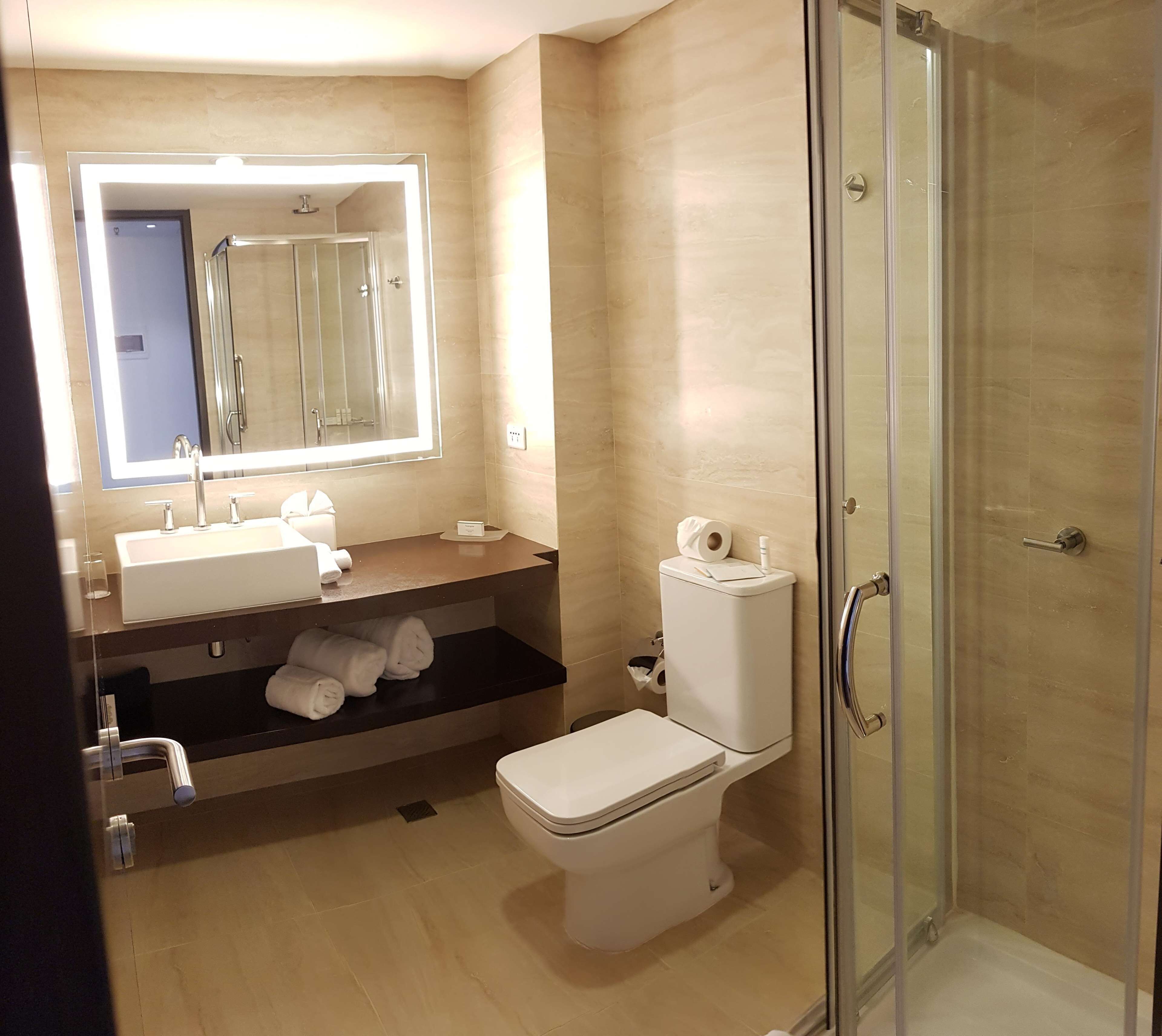 free toiletries, hair dryer, towels, soap