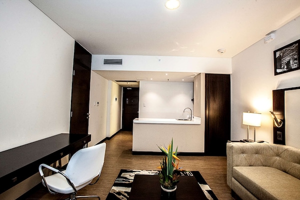 In-room safe, blackout curtains, iron/ironing board