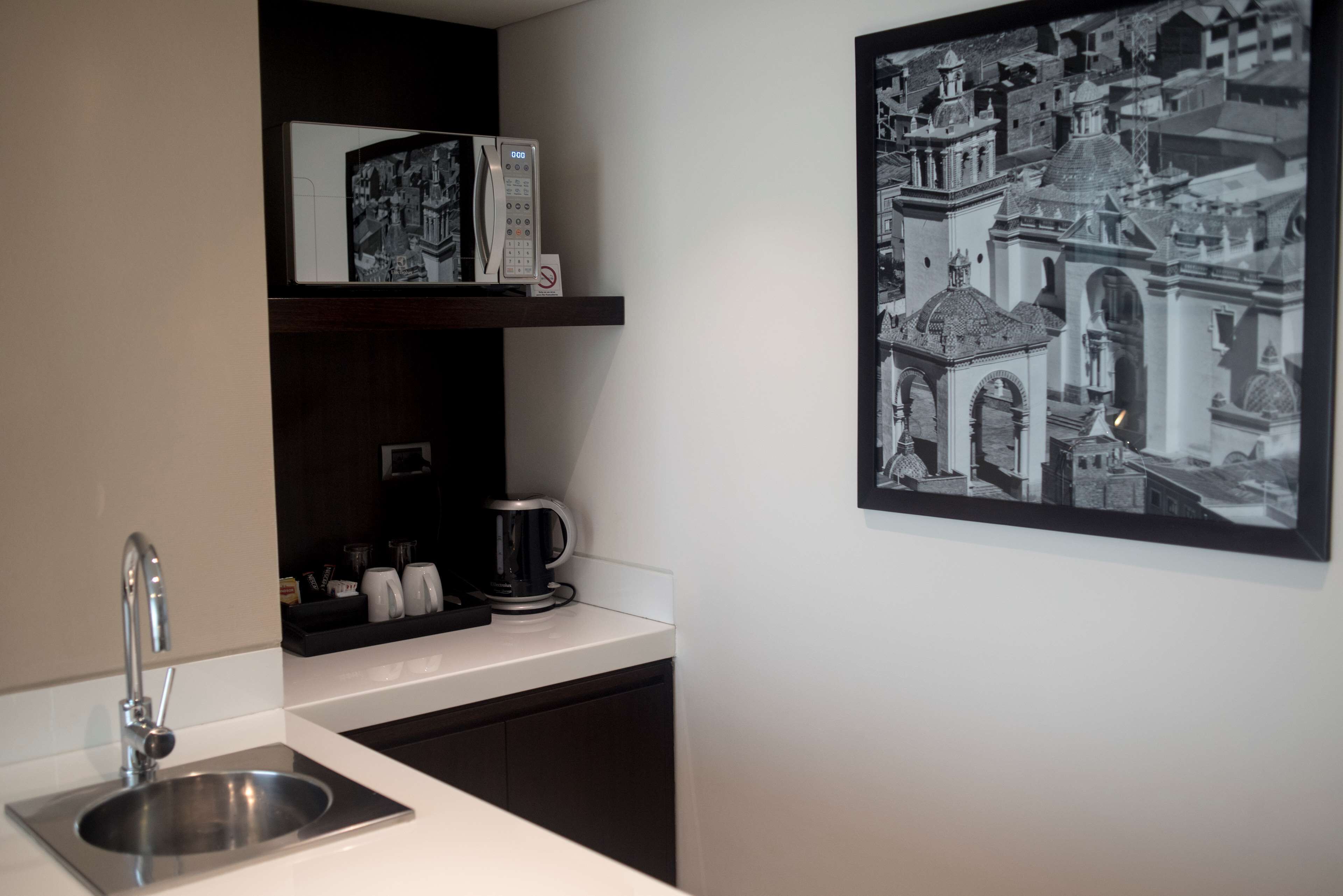 panoramic room, 1 queen bed | private kitchen | microwave, electric kettle