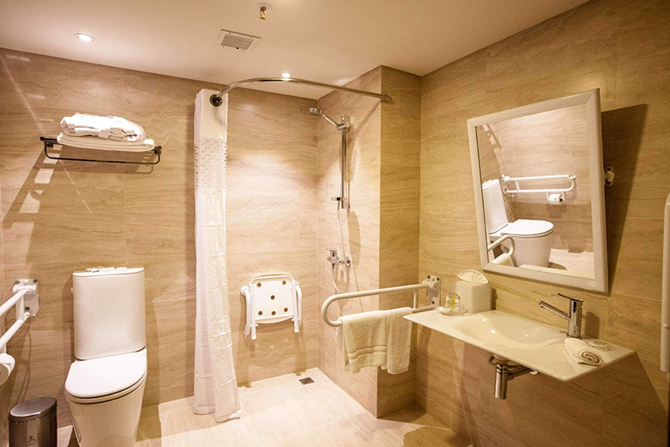 free toiletries, hair dryer, towels, soap