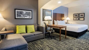 Deluxe Room, 1 King Bed, Non Smoking (Various Views) | Premium bedding, desk, blackout drapes, iron/ironing board
