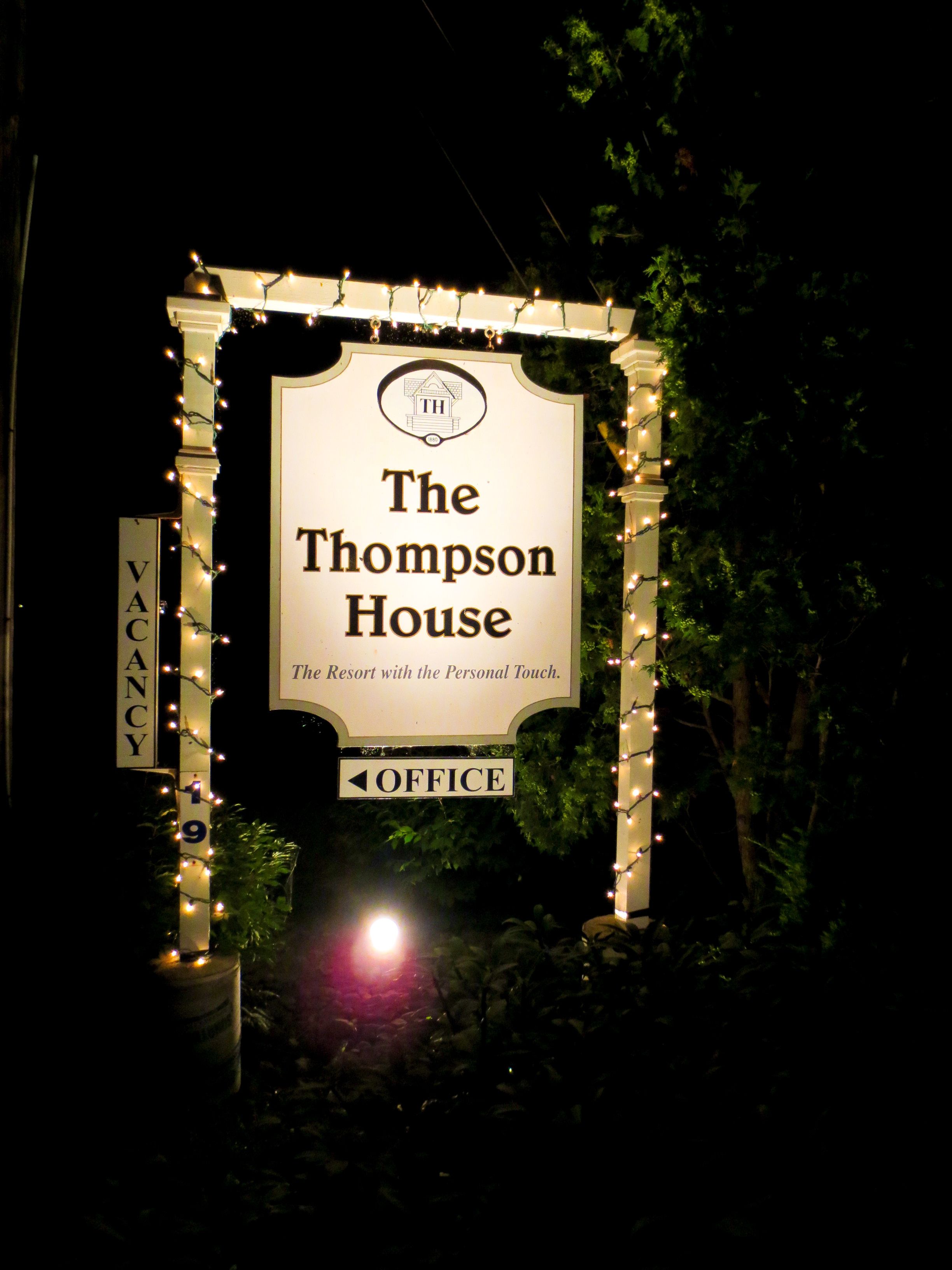 front of property – evening/night