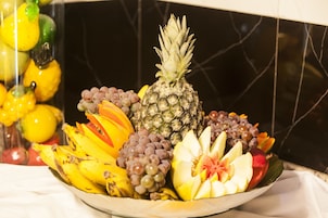 Café da manhã com buffet grátis todos os dias