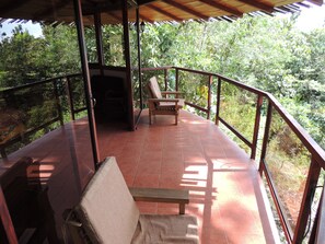 Bungalow, uitzicht op bergen (Bamboo) | Balkon