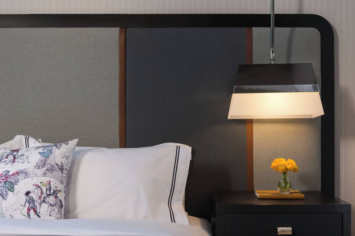 Premium bedding, down comforters, pillowtop beds, in-room safe