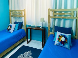 트윈룸 | 각각 다른 스타일의 인테리어, 무료 WiFi