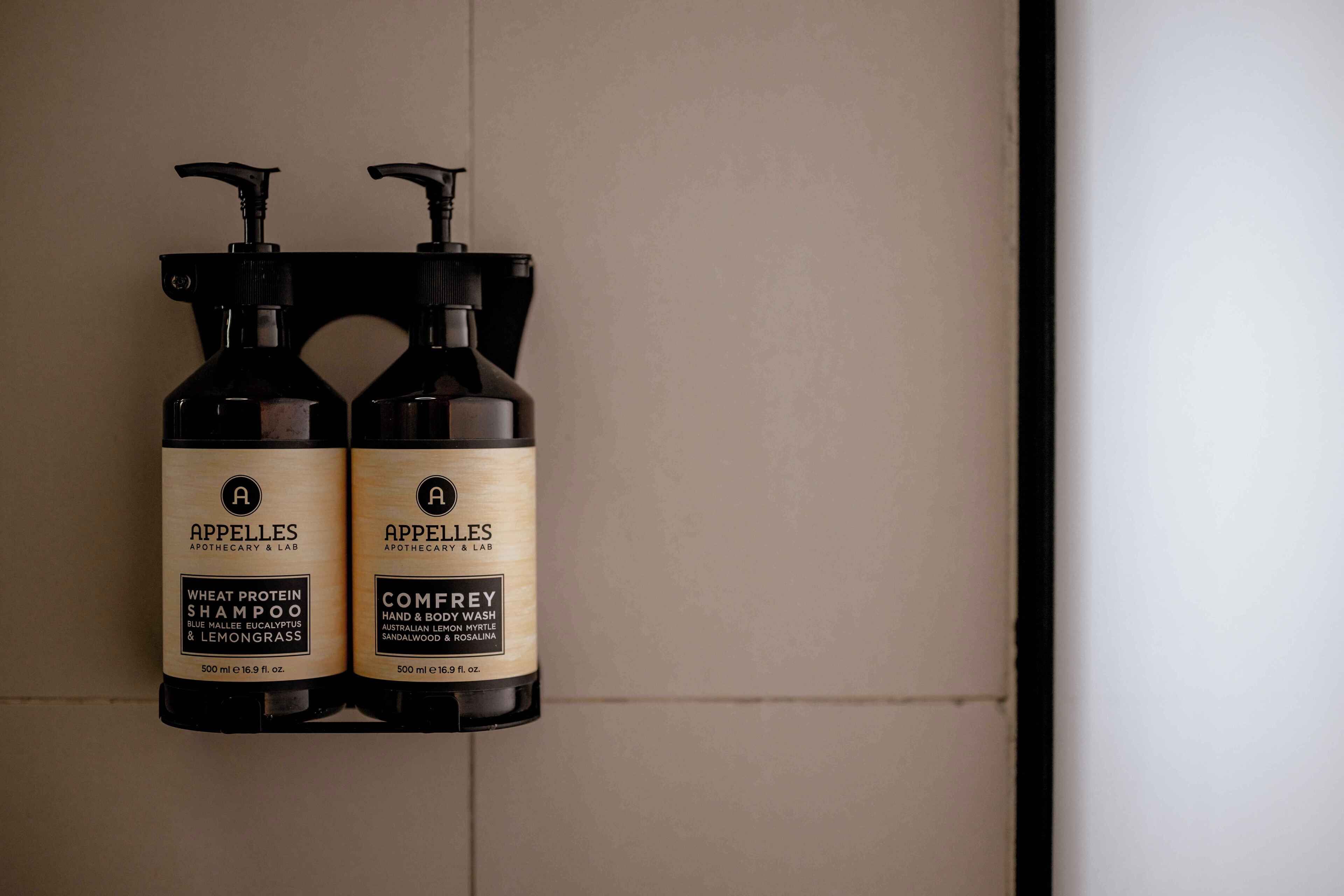 shower, rainfall showerhead, free toiletries, hair dryer