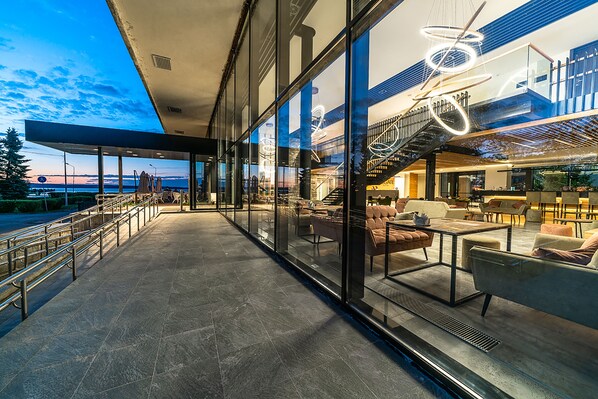 Entrada de la propiedad