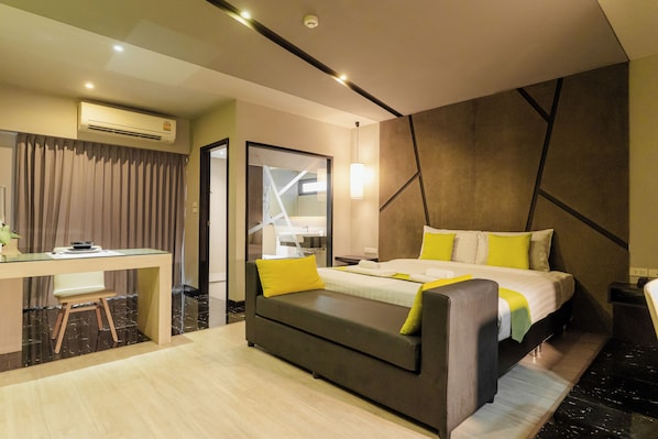 Chambre Deluxe | Coffres-forts dans les chambres, bureau, Wi-Fi gratuit