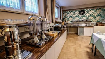 Daily buffet breakfast (EUR 12 per person)