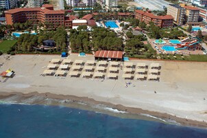 Plage privée, bar de plage