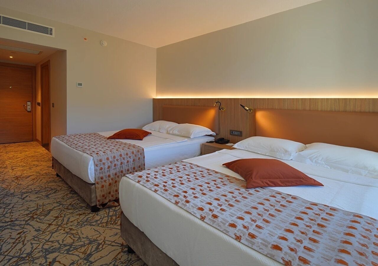 Minibar, in-room safe, desk, free WiFi