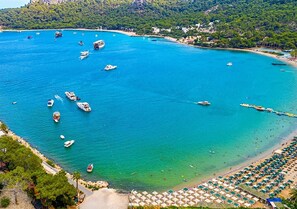 Vue sur la plage/l’océan