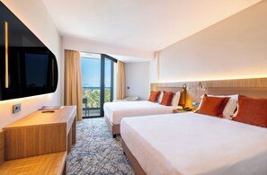 Standard Room, Sea View | Minibar, in-room safe, desk, free WiFi