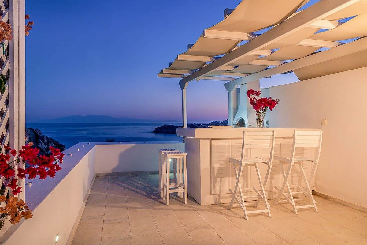 Luxury Villa, 2 Bedrooms, Sea View, Beachside (Purple Haze Place) | Terrace/patio