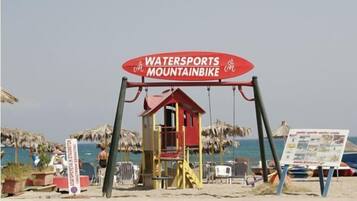 Enjoy beach activities and mountain biking at this beachside facility, offering a range of watersports.