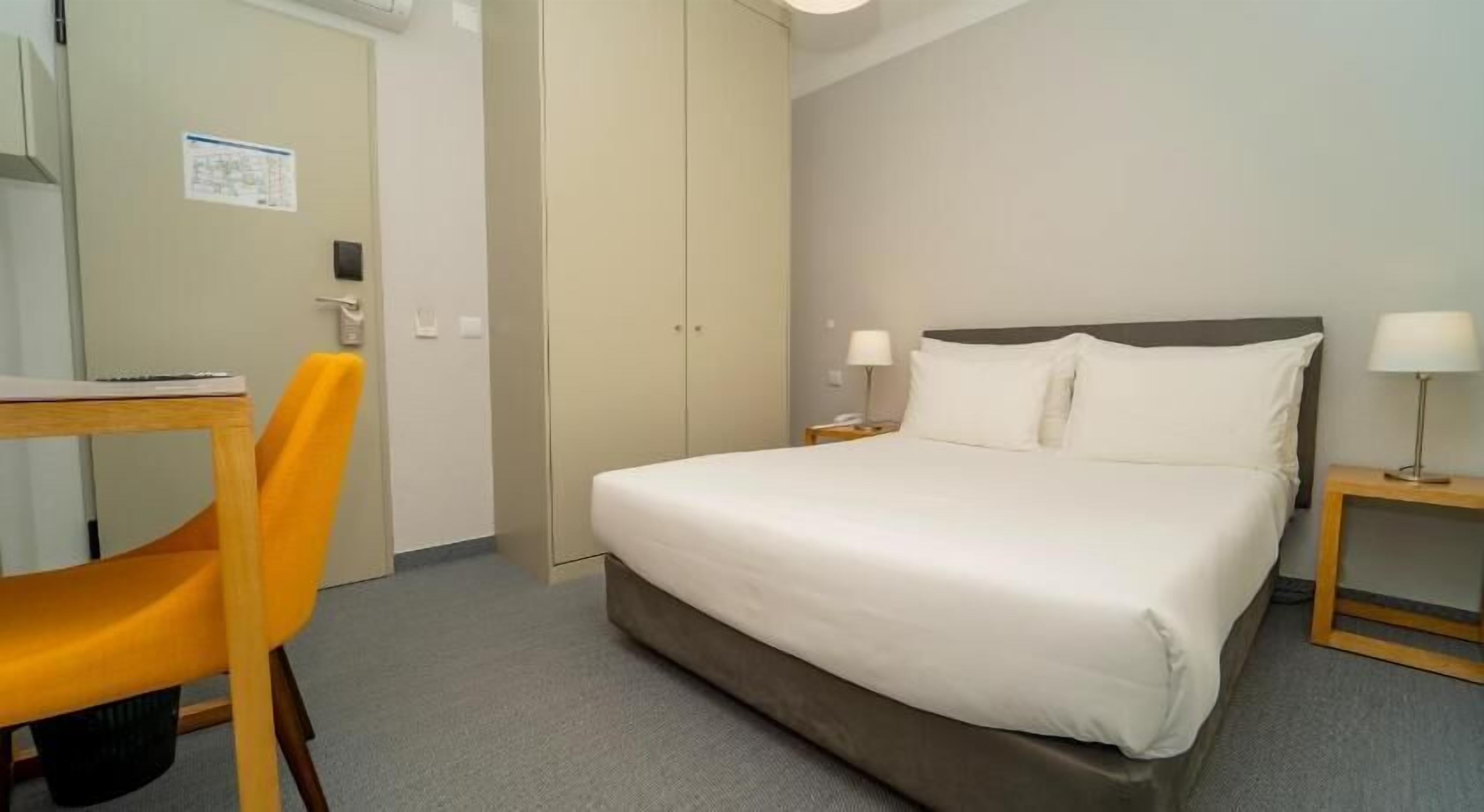 Individually decorated, individually furnished, desk, laptop workspace