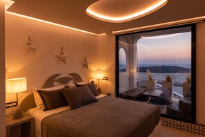 华丽套房, 热水浴缸, 海景 | 高档床上用品、迷你吧、客房内保险箱、特色装修