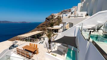 Blick von der Unterkunft