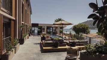 Front of property – evening/night